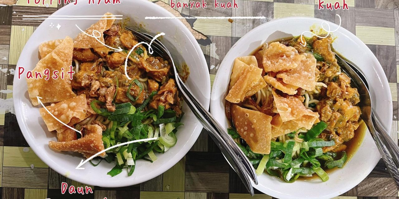 Hidden Gem! Mie Ayam Gerobakan Dengan Rasa Bintang Lima